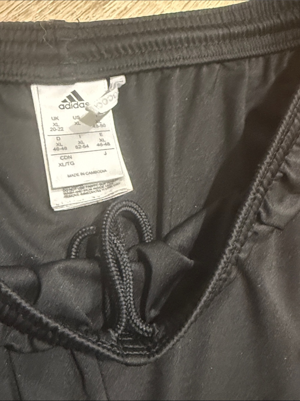 adidas Black Shorts with Pink Side Stripes - Picture 3 of 10